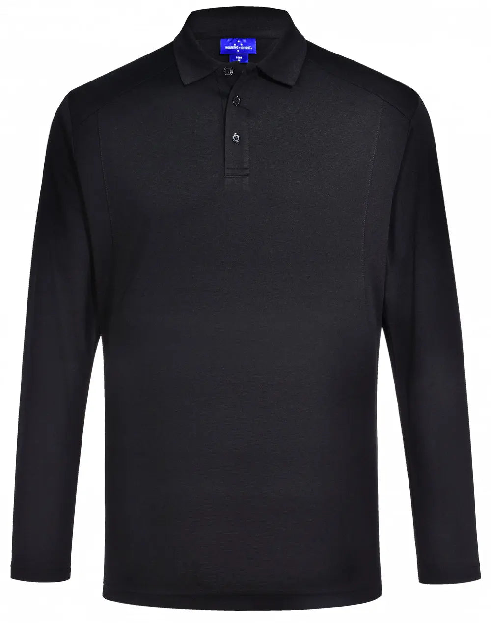 Mens Bamboo Charcoal Eco Fabric Long Sleeve Polo PS89 - City Workwear