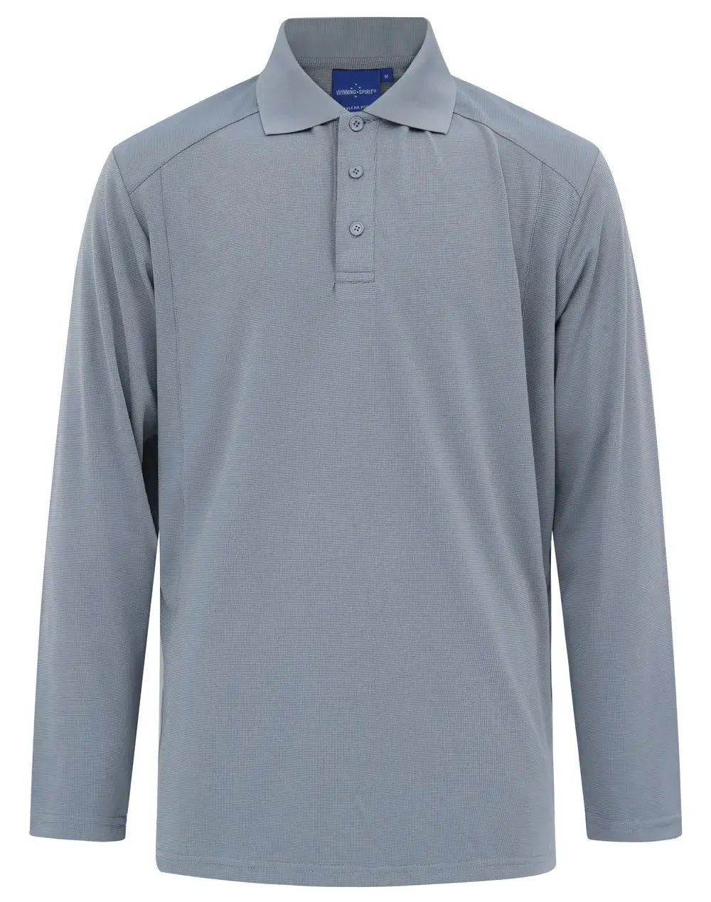 Men's Bamboo Charcoal Eco Fabric Long Sleeve Polo PS89 Winning Spirit