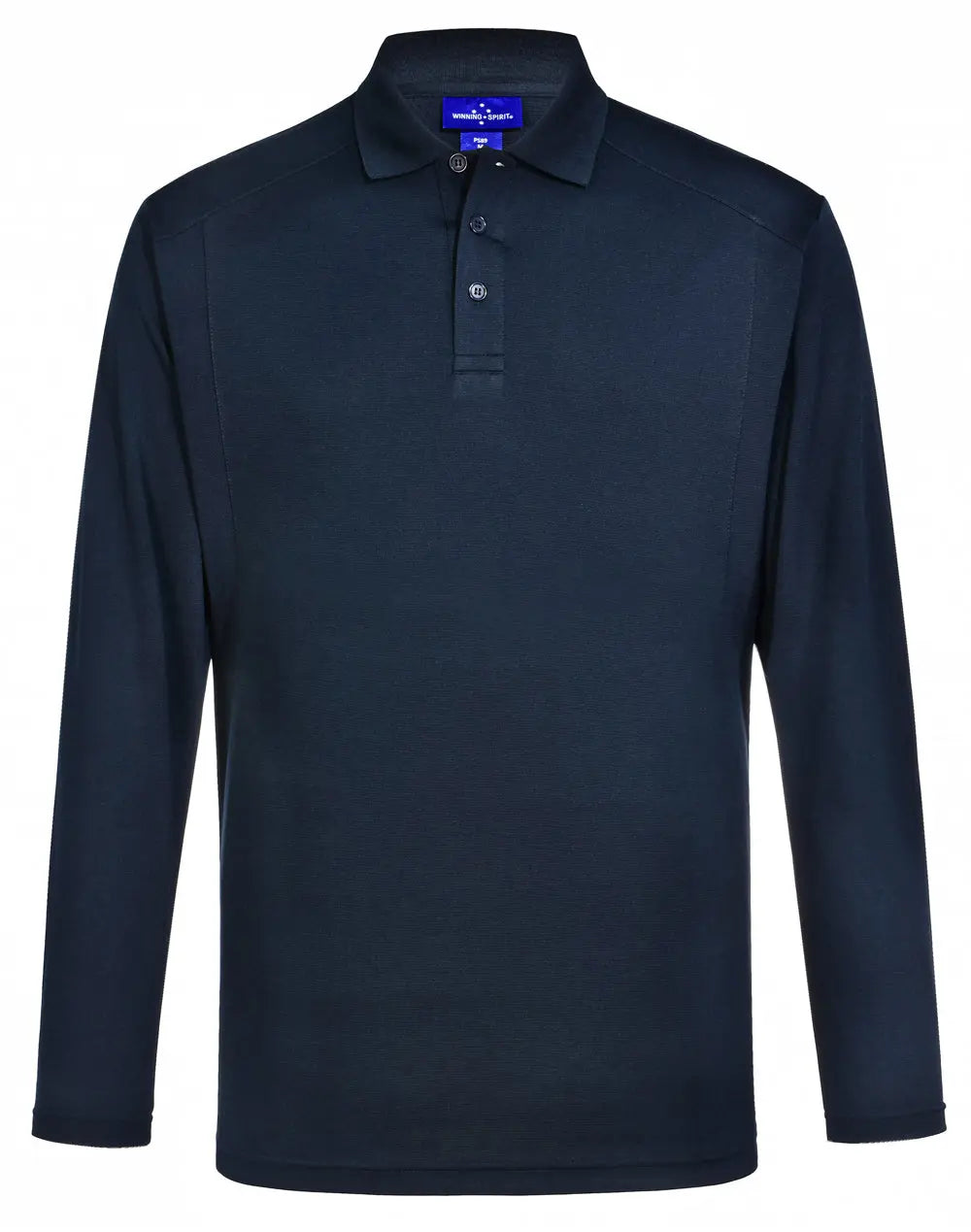 Mens Bamboo Charcoal Eco Fabric Long Sleeve Polo PS89 - City Workwear