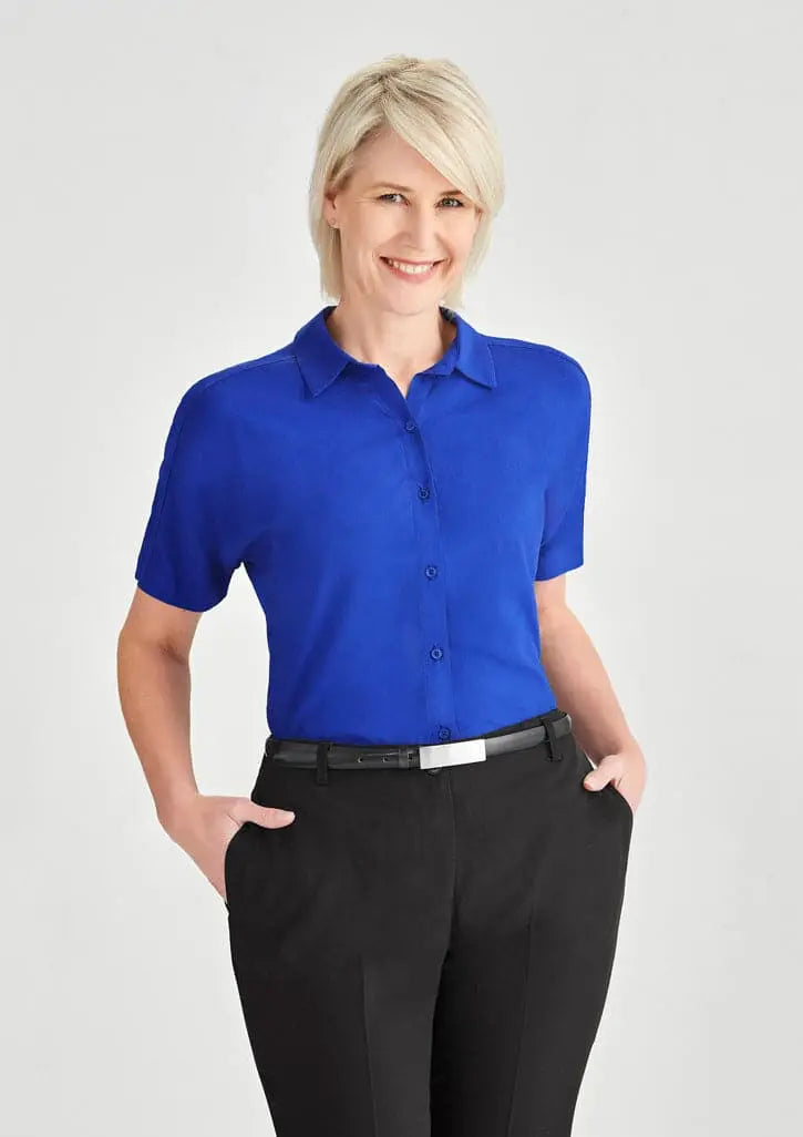 Biz Collection Dahlia Short Sleeve Blouse RB365L - City Workwear
