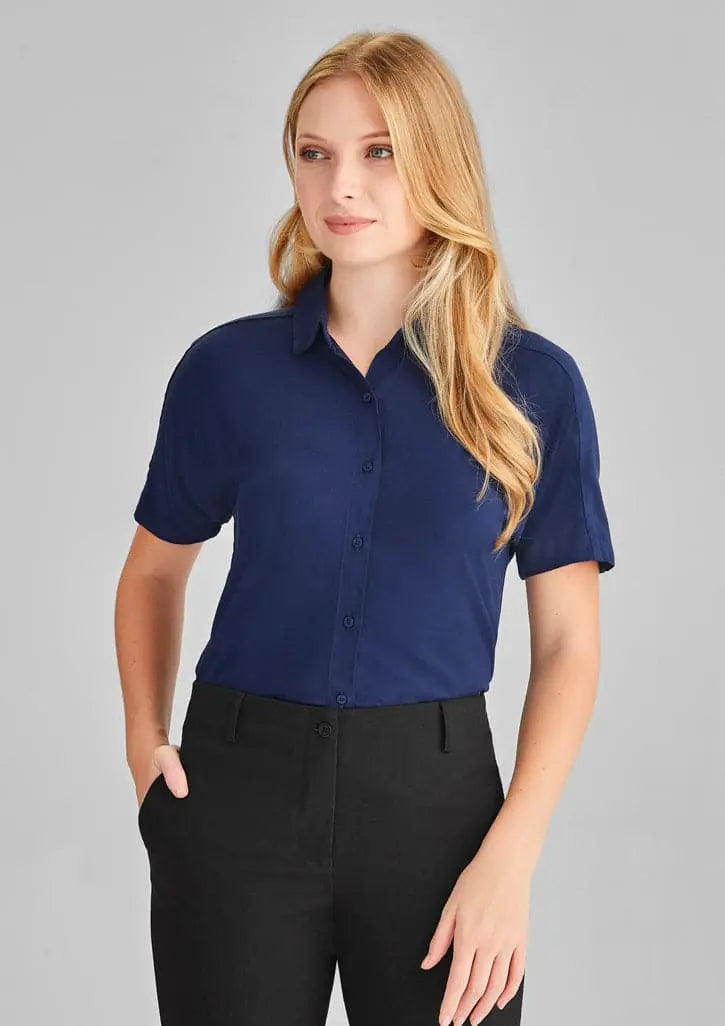 Biz Collection Dahlia Short Sleeve Blouse RB365L - City Workwear