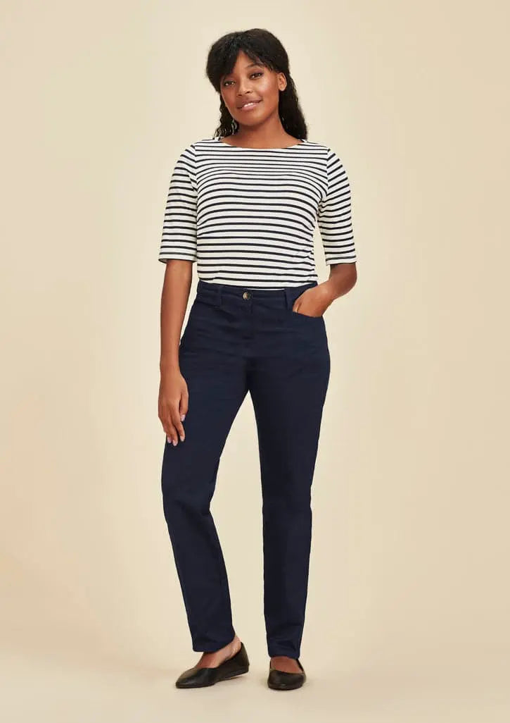 Biz Collection Traveller Womens Slim Leg Chino Pants RGP263L - Flash Uniforms