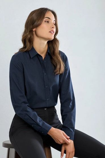 Biz Collection Women's Soul Long Sleeve Shirt S421LL - City Workwear