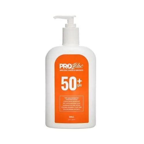 Pro Choice Pro-bloc 50+ Sunscreen X6 - SS500-50 PPE Pro Choice 500ML PUMP BOTTLE