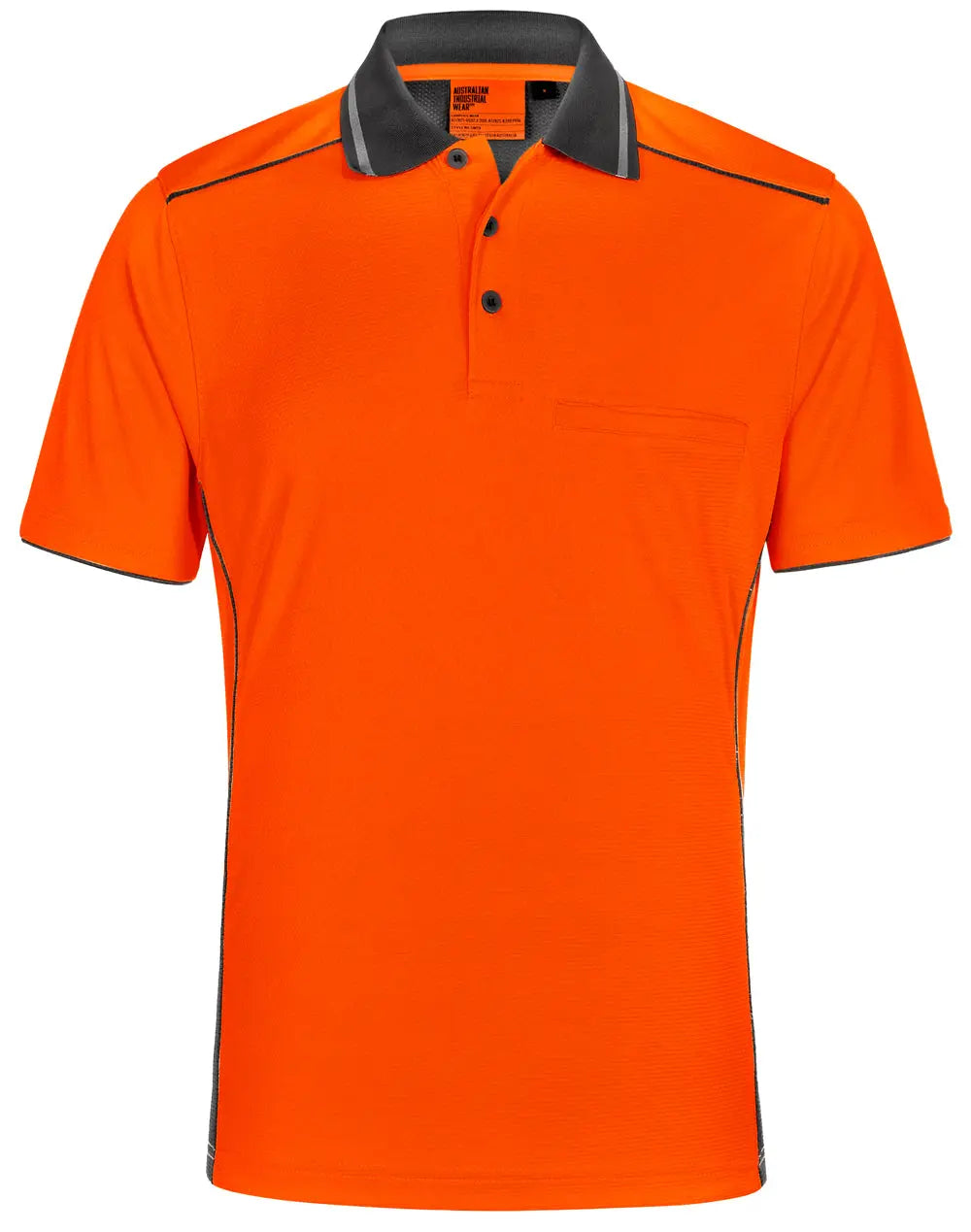 Unisex Hi-Vis Bamboo Charcoal Vented SS Polo SW79 - City Workwear