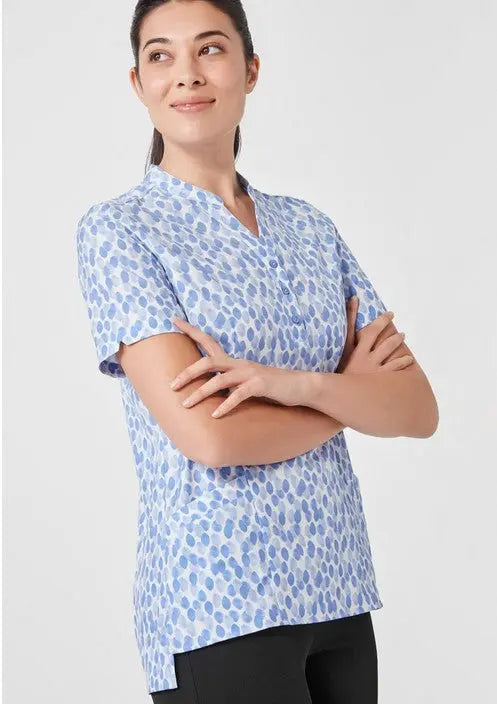 Biz Care Women's Florence Stardust Print Tunic CS450LS - City Workwear