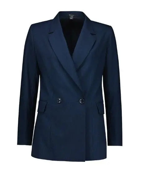 Biz Corporates Women's Renew Double Breasted Longline Jacket RJ400L - City Workwear