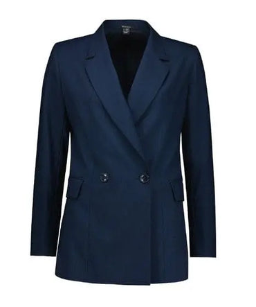 Biz Corporates Women's Renew Double Breasted Longline Jacket RJ400L - City Workwear