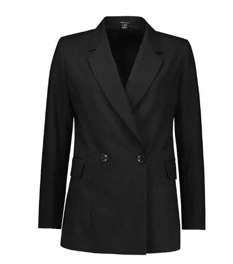 Biz Corporates Women's Renew Double Breasted Longline Jacket RJ400L - City Workwear