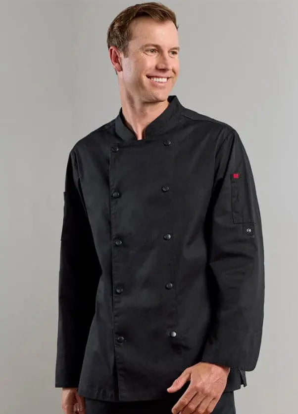 Biz Collection Men's Gusto Long Sleeve Chef Jacket CH430ML - City Workwear
