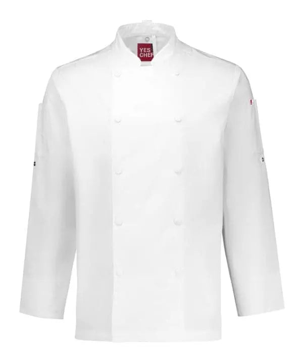 Biz Collection Men's Gusto Long Sleeve Chef Jacket CH430ML - City Workwear