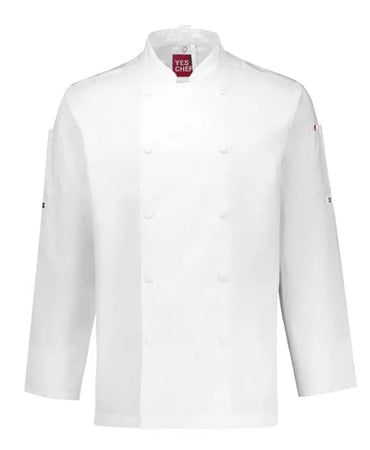 Biz Collection Men's Gusto Long Sleeve Chef Jacket CH430ML - City Workwear