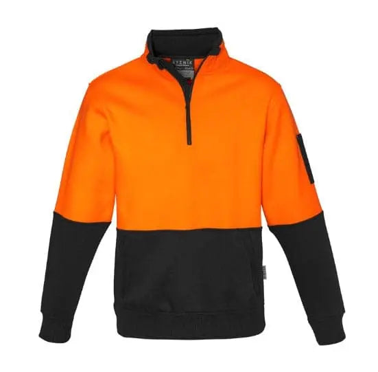 Syzmik Workwear Unisex Hi Vis Half Zip Pullover ZT476 - City Workwear