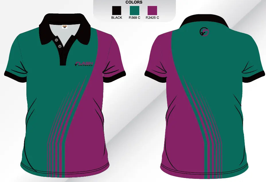 Custom Sublimated Polo Shirt SP03 Metro Workwear.
