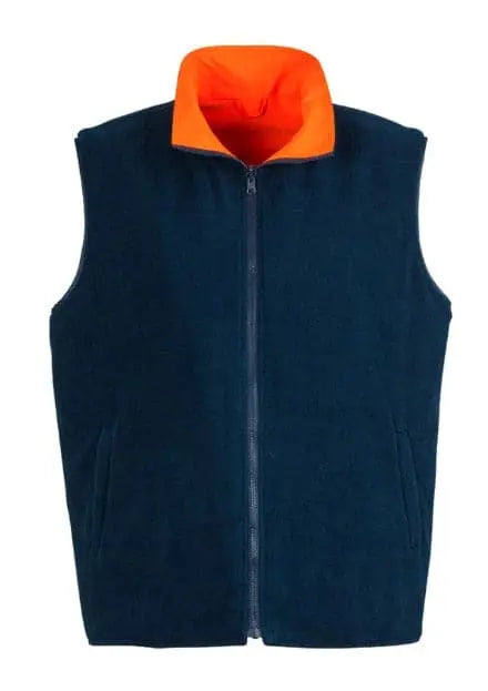 SYZMIK Men’s Hi Vis Waterproof Lightweight Reversible Vest ZV358 - City Workwear