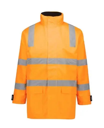 SYZMIK Men’s Unisex Hi Vis VIC Rail 4 In 1 Waterproof Jacket ZJ580 - City Workwear