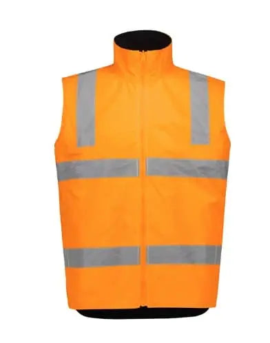SYZMIK Men’s Unisex Hi Vis VIC Rail 4 In 1 Waterproof Jacket ZJ580 - City Workwear