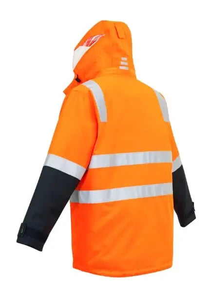 SYZMIK Men’s Hi Vis 4 In 1 Waterproof Jacket ZJ532 - City Workwear