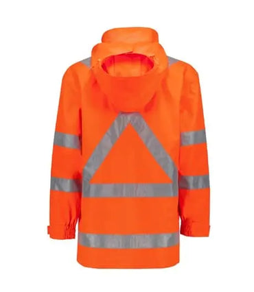 SYZMIK Men's Hi Vis X Back Ultralite Waterproof Jacket ZJ657 - City Workwear