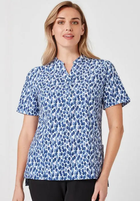 Biz Care Women's Florence Stardust Print Tunic CS450LS - City Workwear