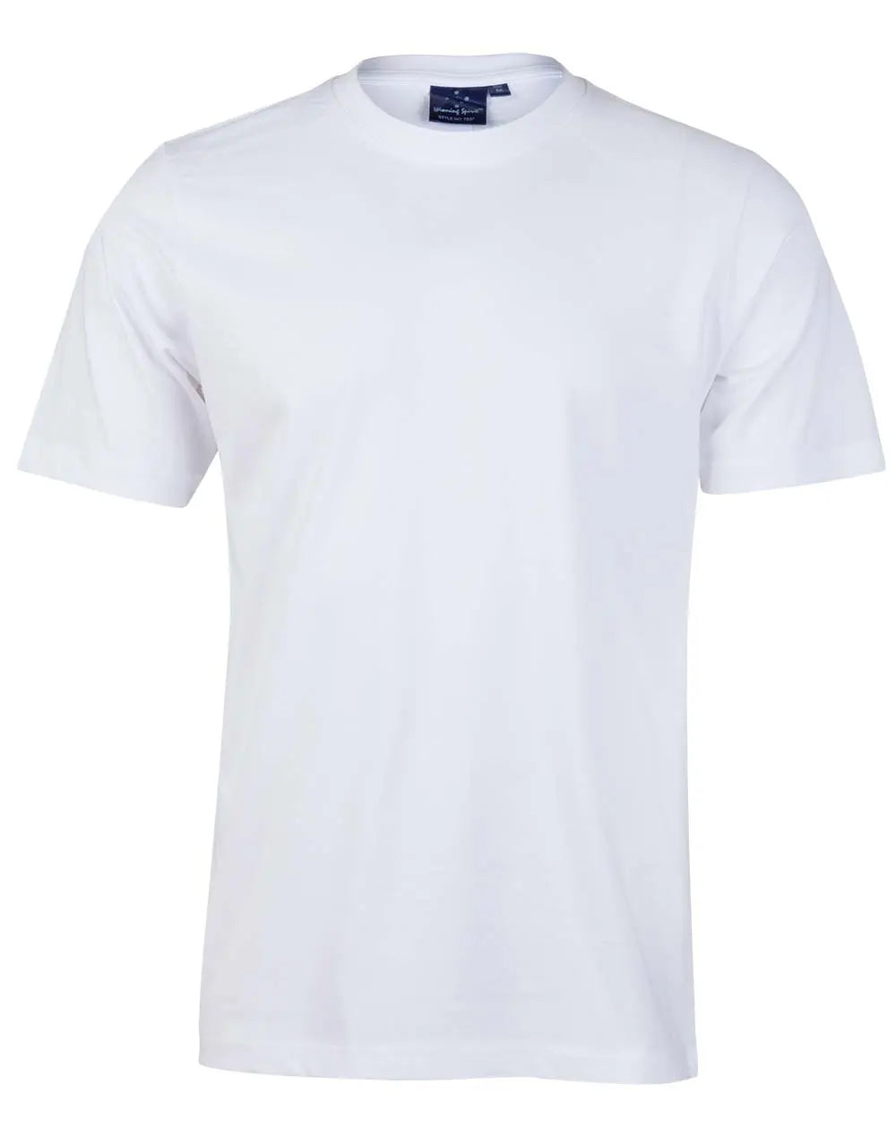 Savvy Tee Men's Ts37 Casual Wear Winning Spirit White XS