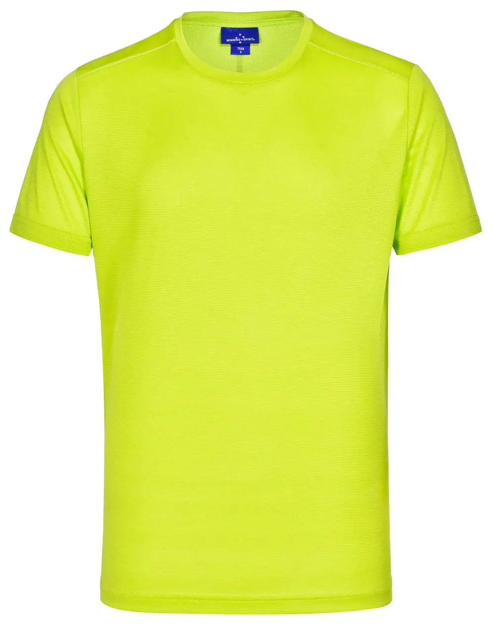 Men's Rapid CoolTM Ultra Light Tee Shirt TS39 Casual Wear Winning Spirit Lime Green XS