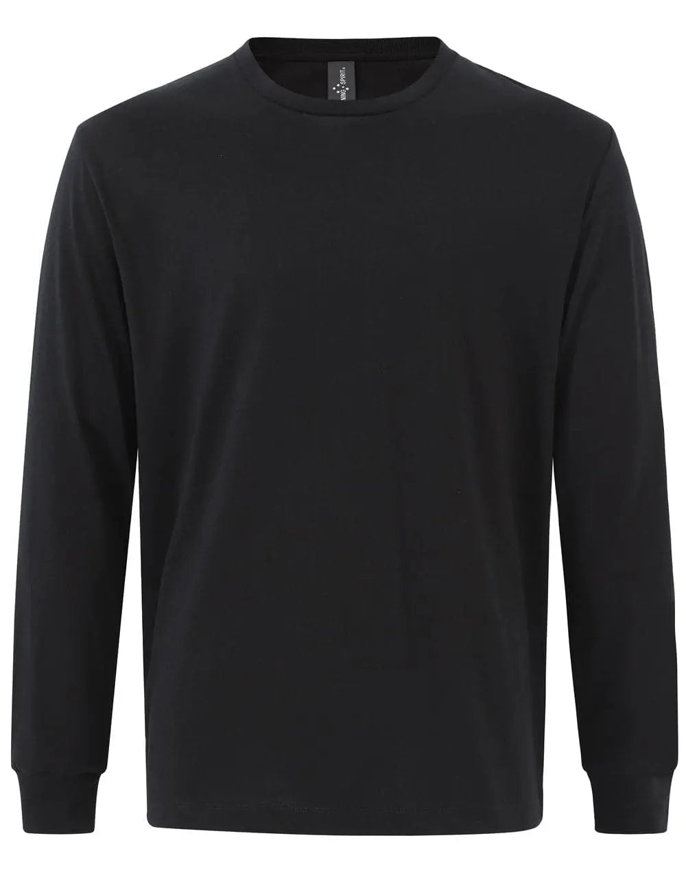 Winning Spirit Men's Premium Cotton Face Long Sleeve Tee TS47 - City Workwear