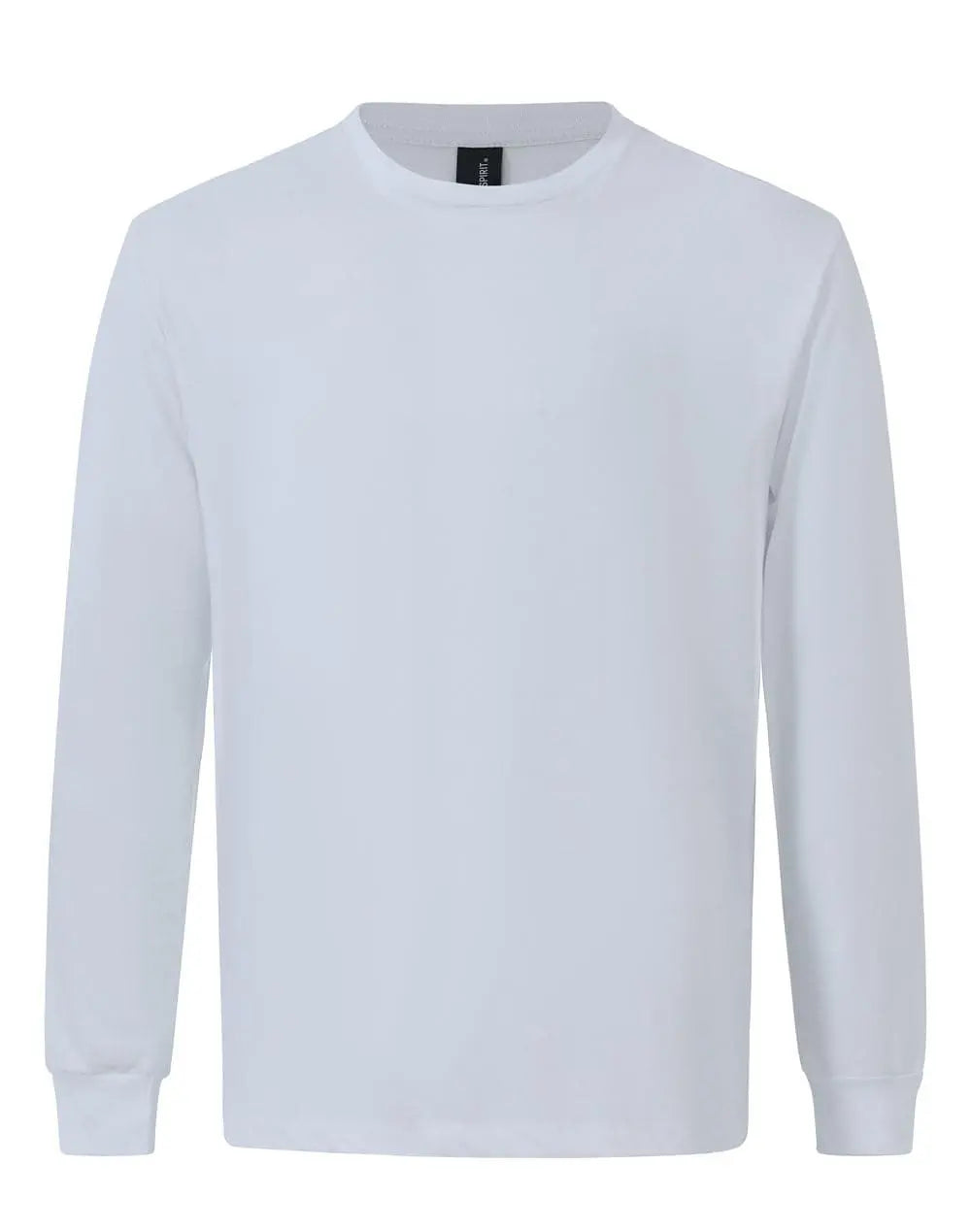 Winning Spirit Men's Premium Cotton Face Long Sleeve Tee TS47 - City Workwear