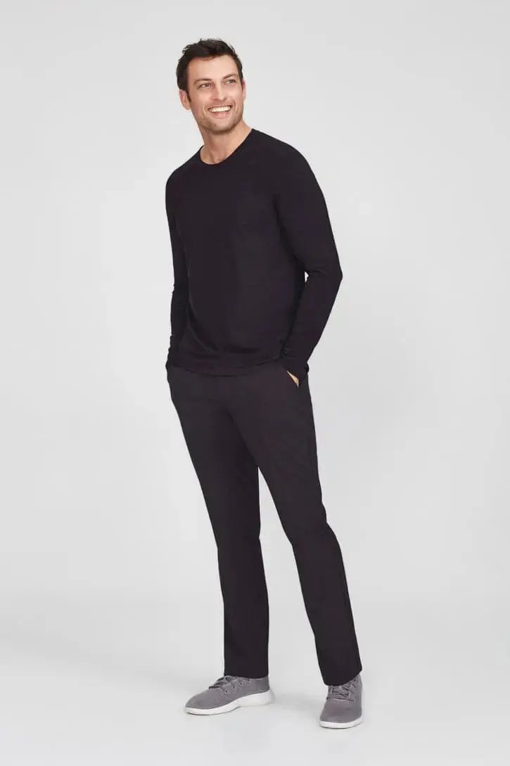 Biz Care Men's Long Sleeve Nurse Under Scrub CT247ML - Flash Uniforms