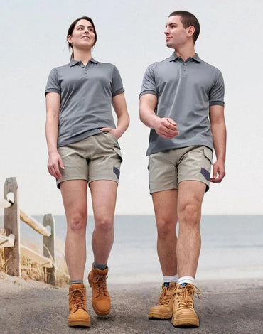 Unisex Cotton Stretch Drill Cuffed Work Shorts WP29 Metro Workwear.