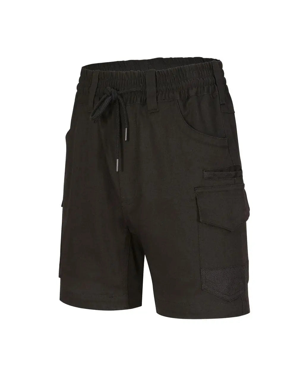Unisex Cotton Stretch Drill Cuffed Work Shorts WP29 Work Wear Australian Industrial Wear 72R Black