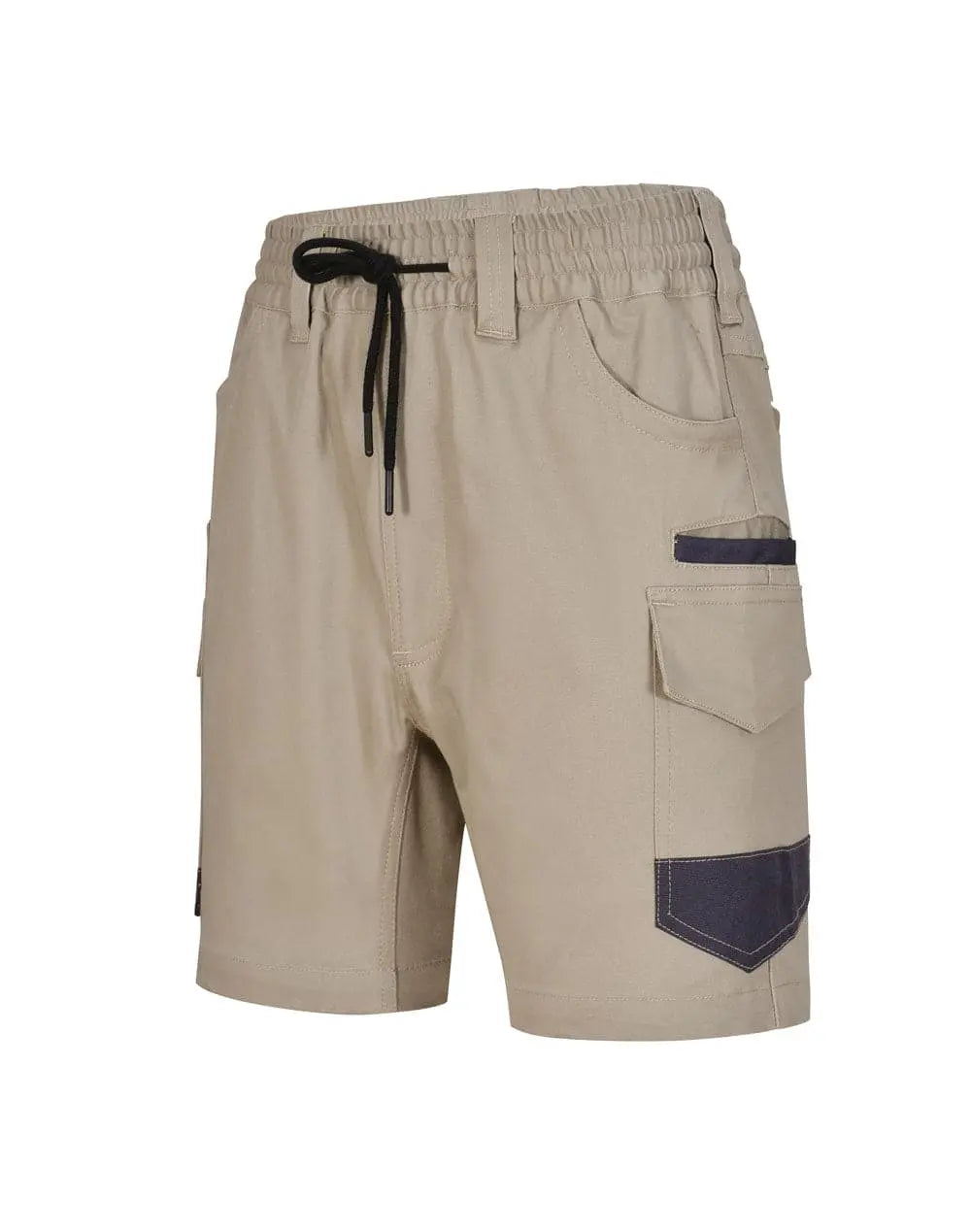 Unisex Cotton Stretch Drill Cuffed Work Shorts WP29 Work Wear Australian Industrial Wear 72R Sand