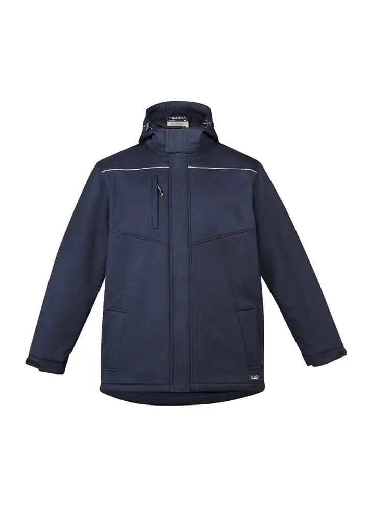 Unisex Antarctic Softshell Taped Jacket ZJ253 Work Wear Syzmik Navy XXS