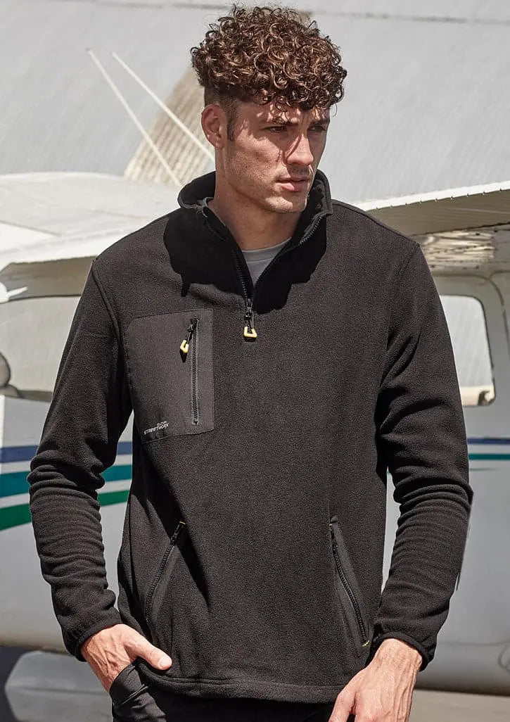 Syzmik Workwear Unisex Streetworx 1/4 Zip Polar Fleece ZT210 Work Wear Syzmik