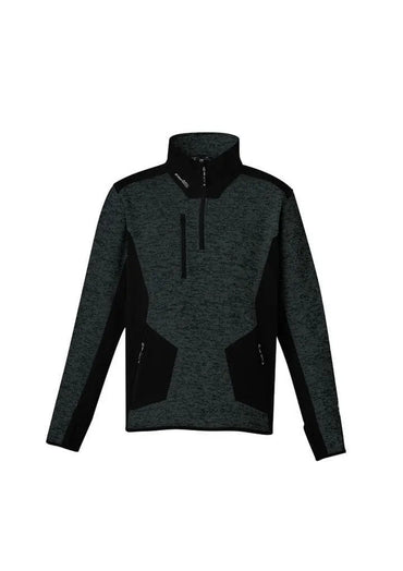 Unisex Streetworx Reinforced 1/4 Zip Pullover ZT380 Work Wear Syzmik XXS Gunmetal/Black