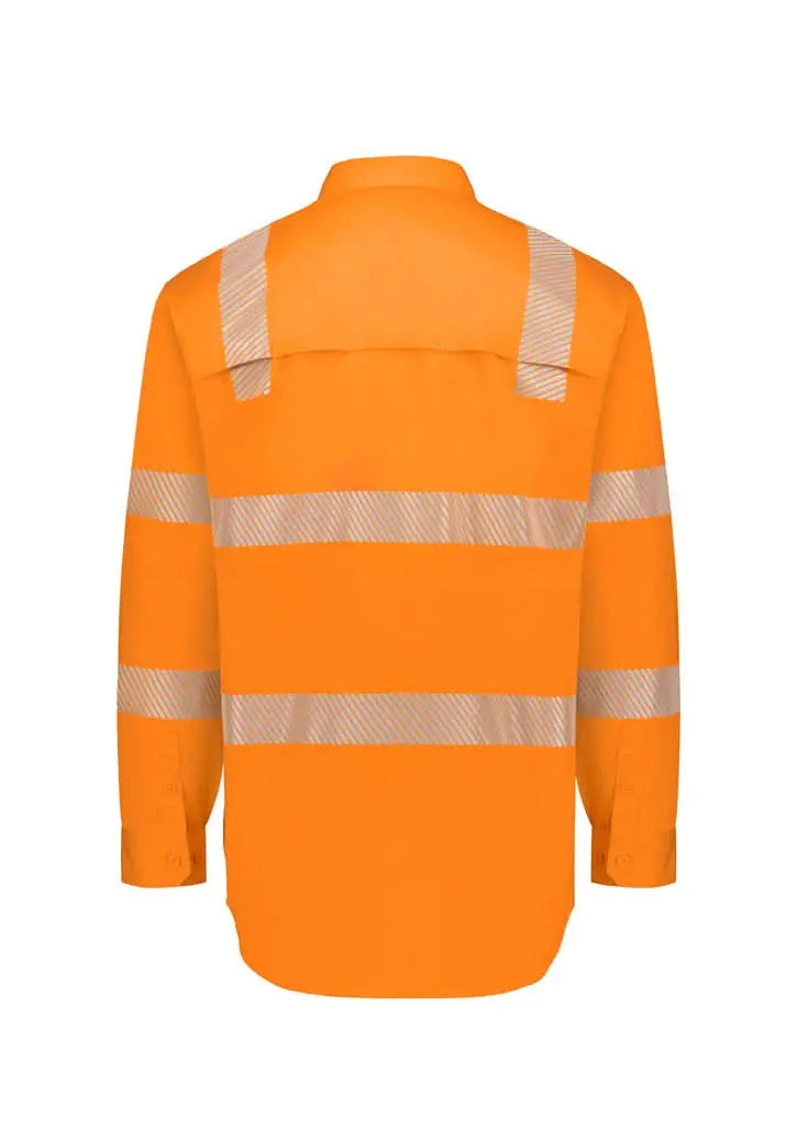 SYZMIK Men's VIC rail Segmented Tape Shirt ZW682 - City Workwear