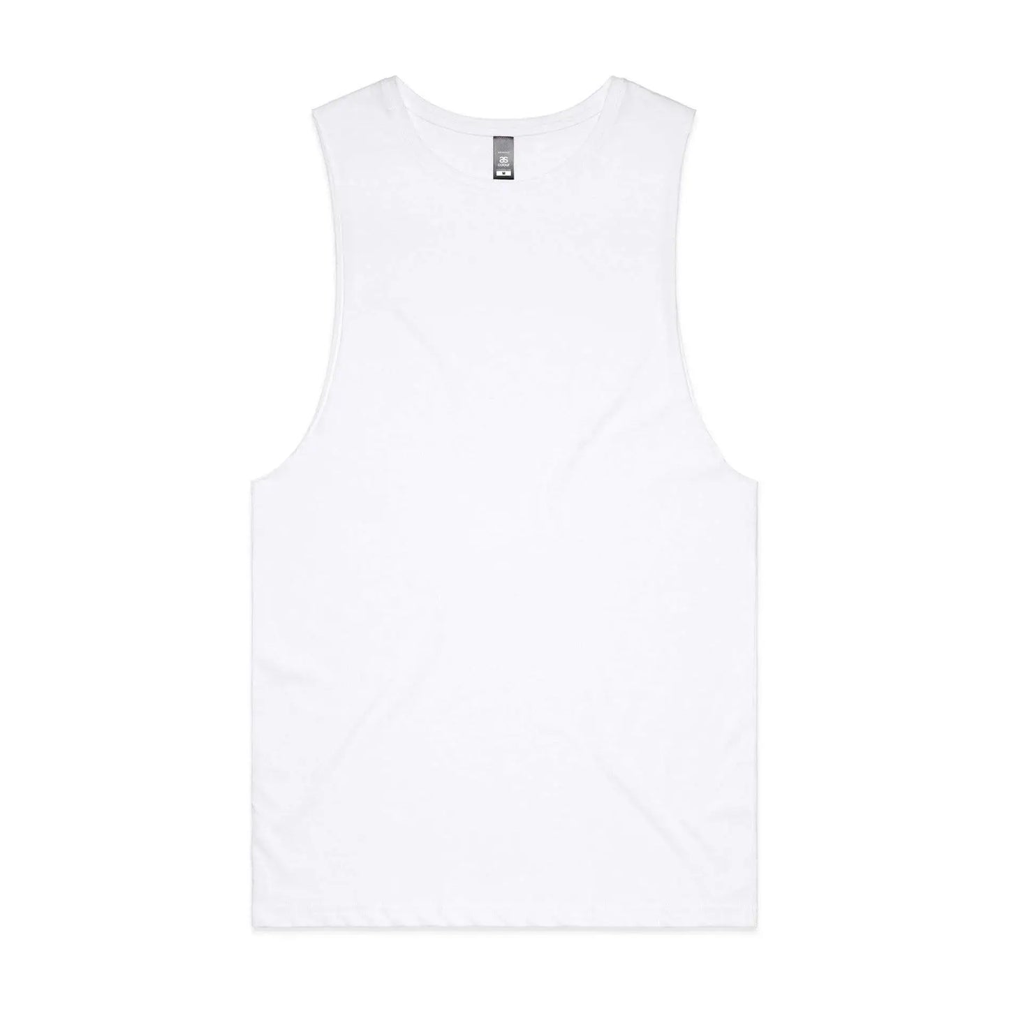 As Colour Men's barnard tank 5025 Casual Wear As Colour WHITE MARLE XSM