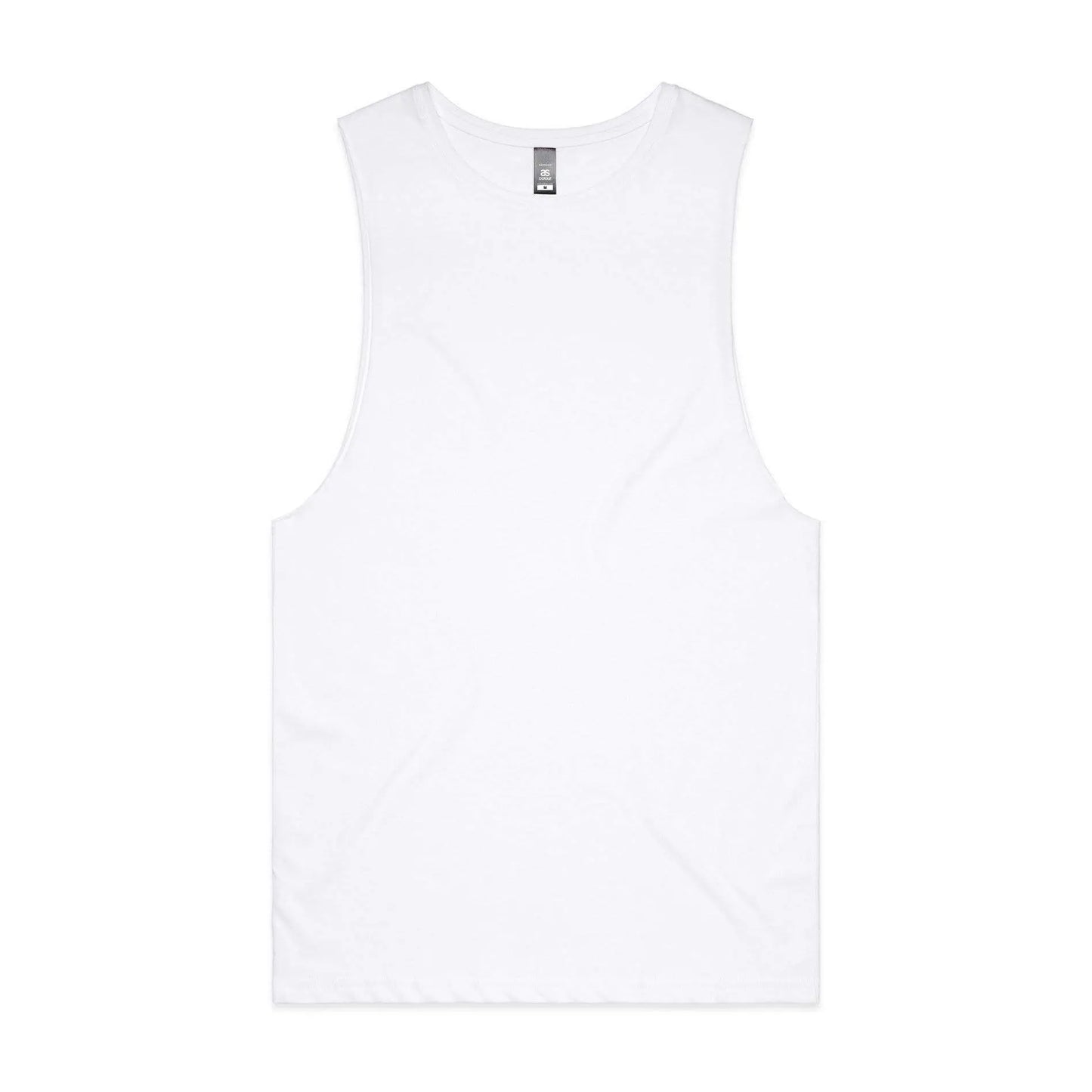 As Colour Men's barnard tank 5025 Casual Wear As Colour WHITE MARLE XSM