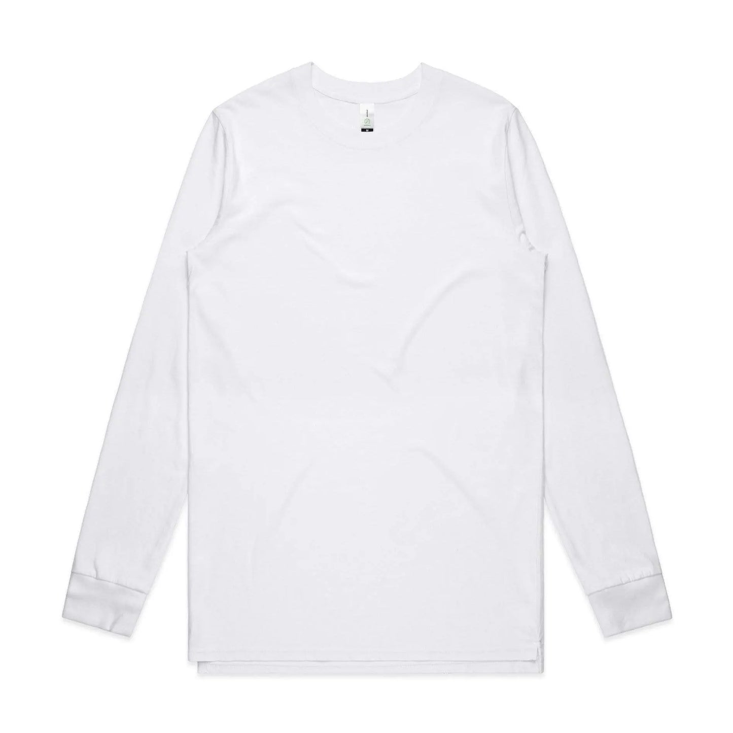 As Colour Men's base organic L/S tee 5029G Casual Wear As Colour WHITE XSM