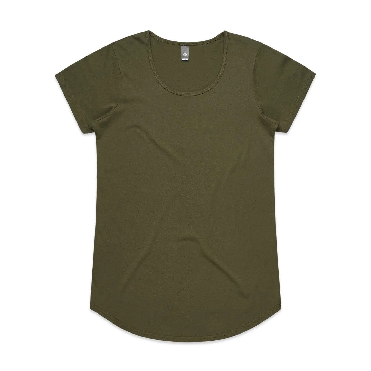 As Colour Women's mali tee 4008 Casual Wear As Colour ARMY XSM