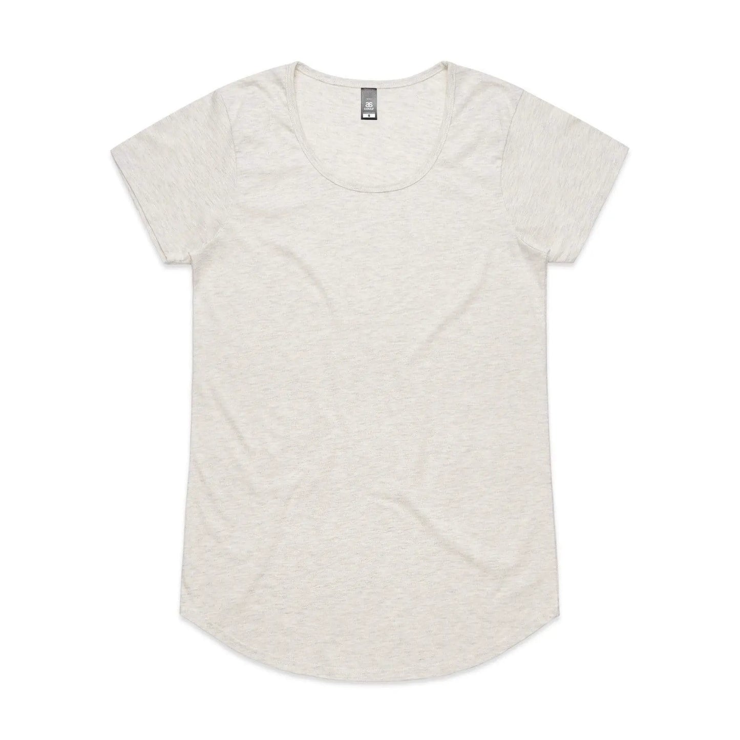 As Colour Women's mali tee 4008 Casual Wear As Colour OATMEAL MARLE XSM