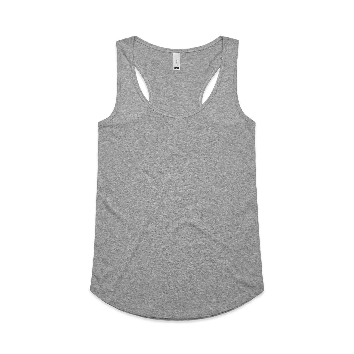 As Colour Women's yes racerback singlet 4045 Casual Wear As Colour GREY MARLE XSM