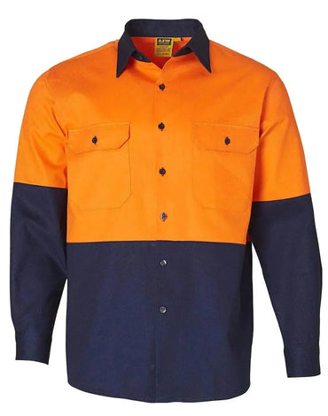 Cotton Drill Safety Shirt SW54 Metro Workwear.