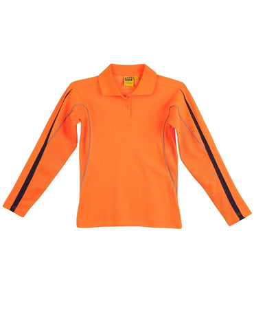 Hi-vis Legend Long Sleeve Polo Ladies SW34A Metro Workwear.