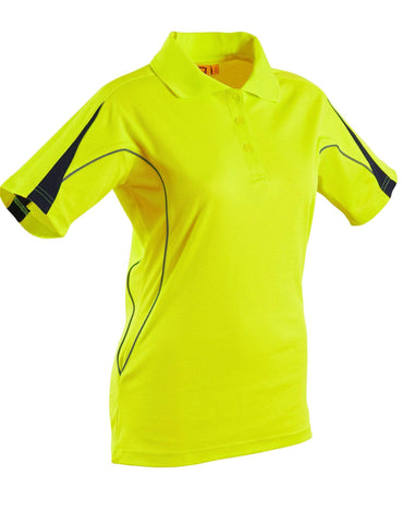 Hi-vis Legend Short Sleeve Polo Ladies' SW26A Metro Workwear.