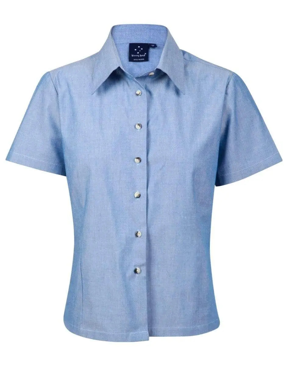 BENCHMARK Ladies Chambray Short Sleeve BS05 Corporate Wear Benchmark 8