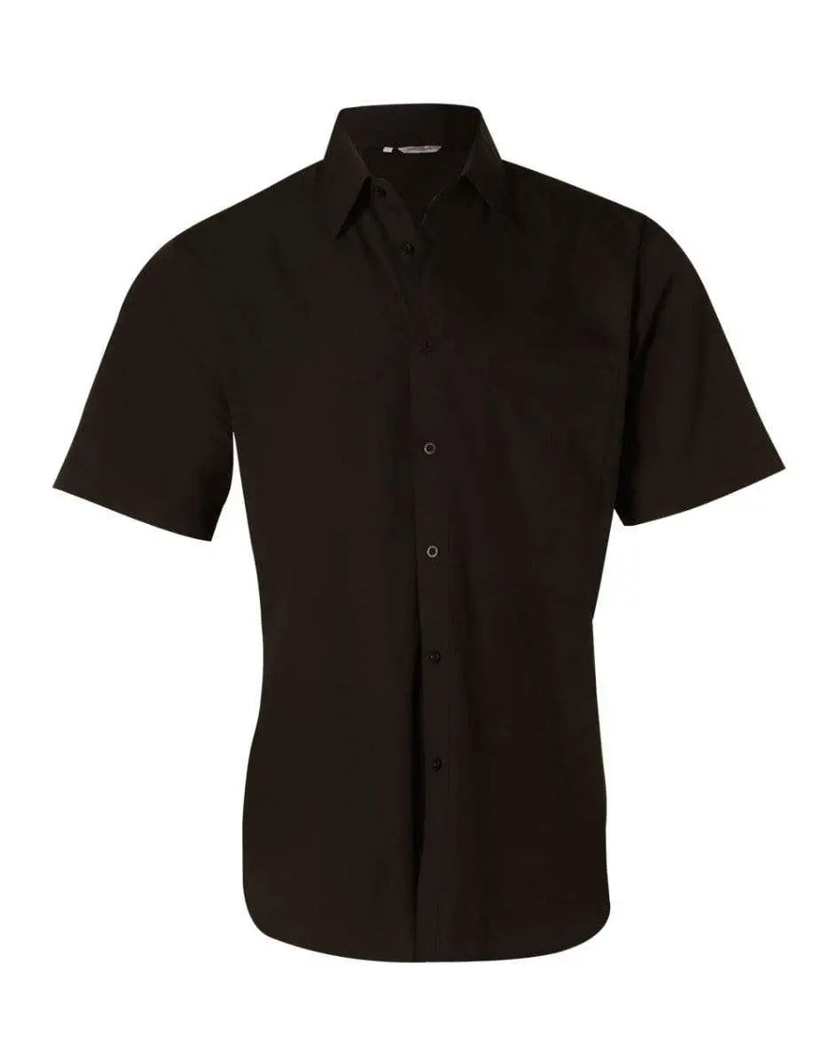 BENCHMARK Men's Nano ™ Tech Short Sleeve Shirt M7001 Corporate Wear Benchmark Black 38