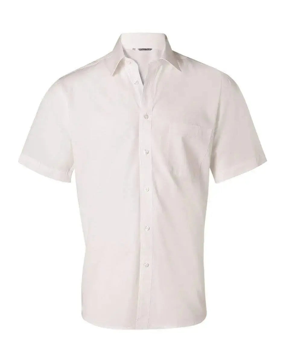 BENCHMARK Men's Nano ™ Tech Short Sleeve Shirt M7001 Metro Workwear.