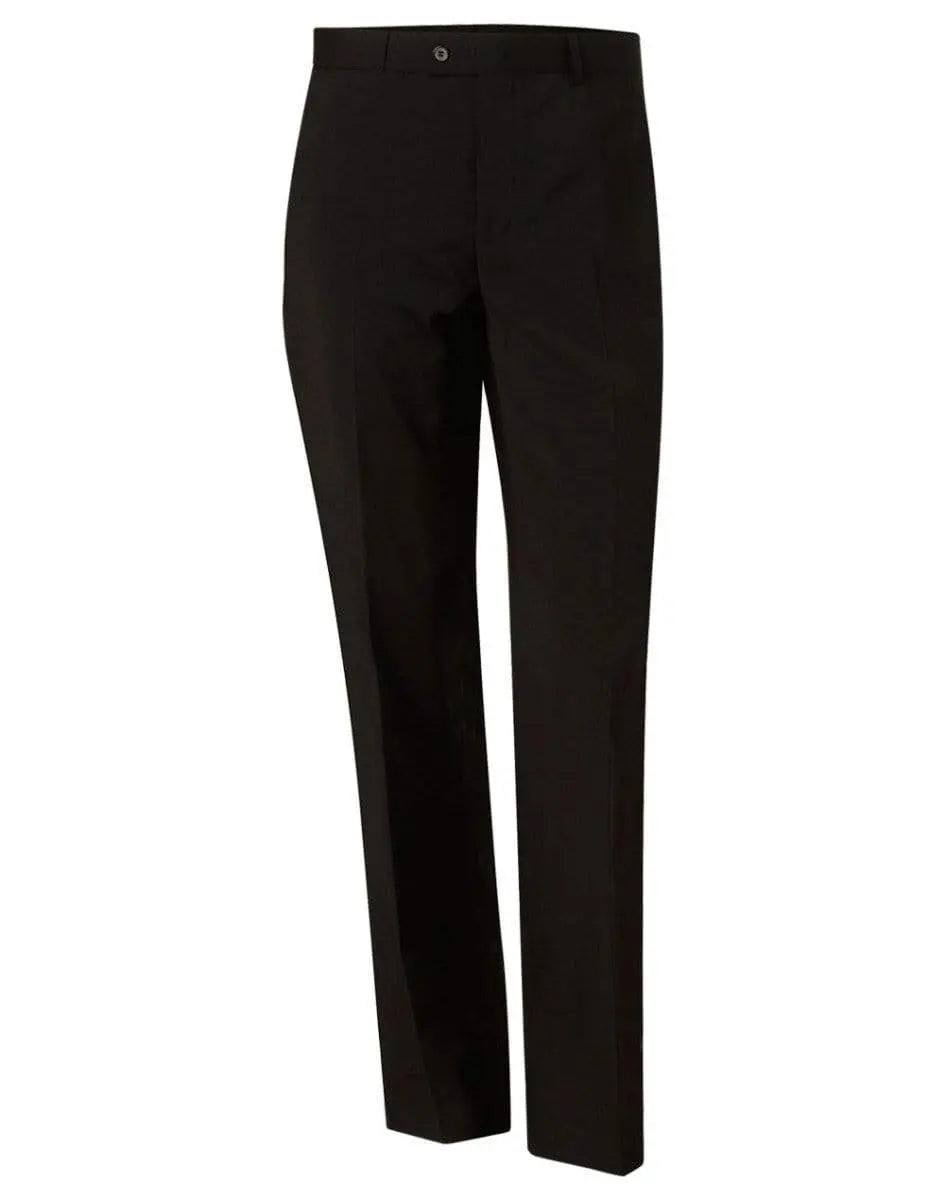 BENCHMARK Men's Poly/Viscose Stretch Pants Flexi Waist M9330 Corporate Wear Benchmark Black 77