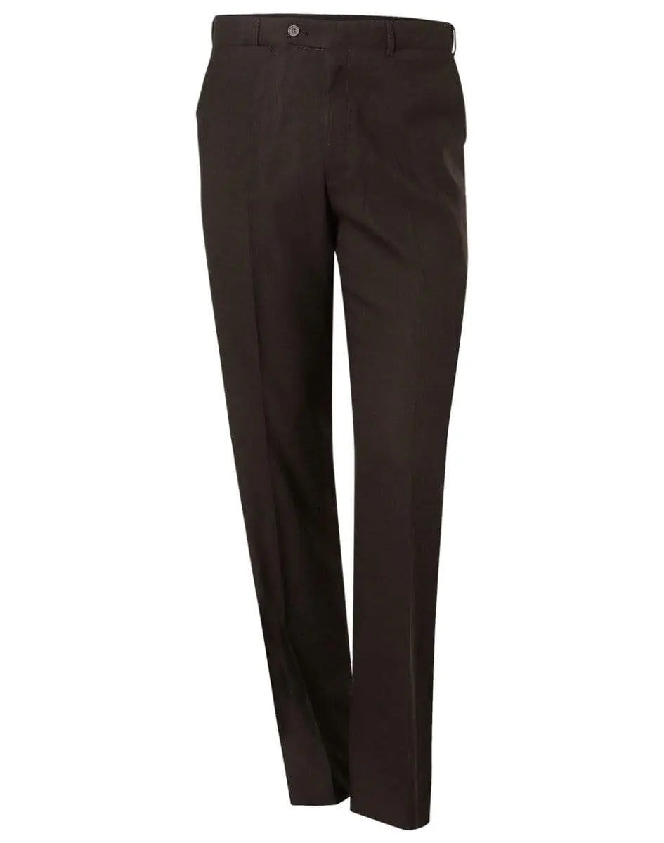BENCHMARK Men's Poly/Viscose Stretch Pants Flexi Waist M9330 Corporate Wear Benchmark Charcoal 77